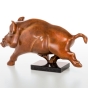 Bronzeskulptur "Porco" von Jagna Weber