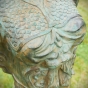 Bronzeskulptur "Griechische Sphinx" als Wasserspeier
