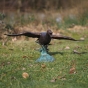 Bronzeskulptur "Fliegende Ente"