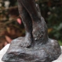 Bronzefigur Rodin Frau Akt Fuß