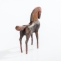 Bronzeskulptur Pferd von Hermann Schwahn von hinten