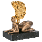 Bronzeskulptur Sphinx von Strassacker