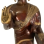 Stehender Buddha aus Messing - Einzelstück - 83,5cm
