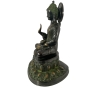 Sitzender Buddha Amoghasiddhi aus Messing - 40cm