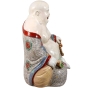 Porzellanskulptur "Happy Buddha, chinesischer Stil"
