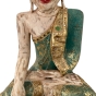 Sitzender Buddha aus Holz - 51cm - Einzelstück