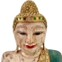 Sitzender Buddha aus Holz - 51cm - Einzelstück