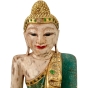 Sitzender Buddha aus Holz - 51cm - Einzelstück