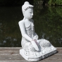 Sitzender Buddha aus Holz - Einzelstück