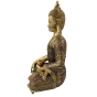 Sitzender Buddha Akshobhya aus Messing - Einzelstück - 40cm