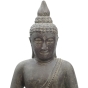 Thailändischer Steinguss-Buddha, sitzend 100cm