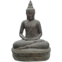 Thailändischer Steinguss-Buddha, sitzend 100cm