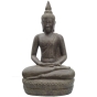 Thailändischer Steinguss-Buddha, sitzend 125cm