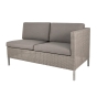 Cane-line Connect Dining Lounge 2-Sitzer Modulsofa, links