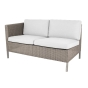 Cane-line Connect Dining Lounge 2-Sitzer Modulsofa, rechts
