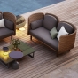Cane-line Arch 2-Sitzer Sofa mit hoher Armlehne/Rückenlehne
