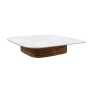 Cane-line Mellow Couchtisch, 144x144cm