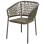 Cane-line Ocean Armlehnstuhl, stapelbar, Taupe