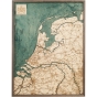 Cutting Brothers 3D-Holzkarte "Niederlande"