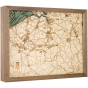 Cutting Brothers 3D-Holz-Wandkarte "Belgien" - Größe S