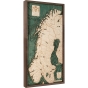 Cutting Brothers 3D-Holz-Wandkarte "Norwegen" - Größe M