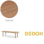 DEDON TIBBO Esstisch L