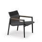 Dedon Dean Sessel in schwarz