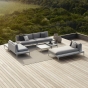 Dedon Mu Lounge auf Terrasse