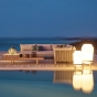 Dedon Seaside Lounge Setting bei Nacht