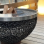 rufer.swiss "drato Sfera" Feuerschalengrill mit u-rost und u-teppanyaki