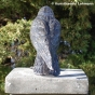 Bronze Rabe als Taubenschreck bei Kunsthandel Lohmann
