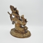 Ganesha aus Bronze mit einer goldenen Patina