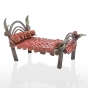 Edition Strassacker Bronzeskulptur "Bed of Roses"