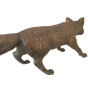 Edition Strassacker Bronzeskulptur "Fuchs schleichend"