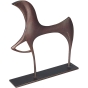 Bronzeskulptur "Pferd" von Torsten Mücke