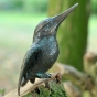 Bronzefigur Eisvogel
