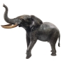 kleiner Elefant als Bronzefigur 