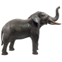 Bronzestatue afrikanischer Elefant 