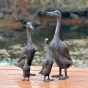 Enten aus Bronze