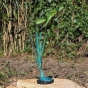 Bronzeskulptur "Springender Frosch"