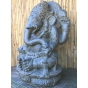 Sitzender Ganesha aus Steinguss, 70cm