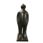 Skulptur "The Visitor 180 - Bronze" von Guido Deleu