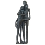 Bronzeskulptur "Caresse" von Agnès Urbain