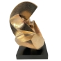 Bronzeskulptur "Unconditional Love XS - Gold poliert"