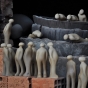 Skulptur "The Visitor Mini" von Guido Deleu