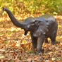 Bronzeskulptur Wasserspeier elefant
