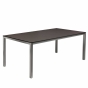 Edelstahlgartentisch HPL platte
