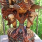 Holzskulptur "Garuda" - Einzelstück