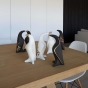 Pinguin Figuren Pinkwin auf Küchentisch