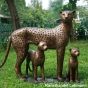 Geparden Familie bronze